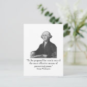 Carte Postale Washington et citations (Debout devant)