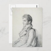 Carte Postale Washington Irving Portrait (Devant / Derrière)