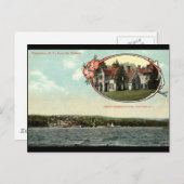 Carte Postale Washington Irving, Tarrytown, cru c1915 de NY (Devant / Derrière)