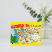 Carte Postale Washington - L'État toujours vert  (Debout devant)