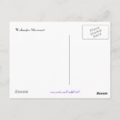 Carte postale Washington Monument (Dos)