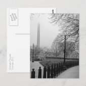 Carte postale Washington Monument (Devant / Derrière)