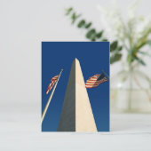 Carte postale Washington Monument (Debout devant)
