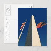 Carte postale Washington Monument (Devant / Derrière)