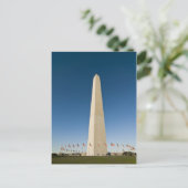 Carte postale Washington Monument (Debout devant)