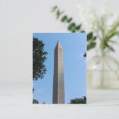 Carte postale Washington Monument (Debout devant)