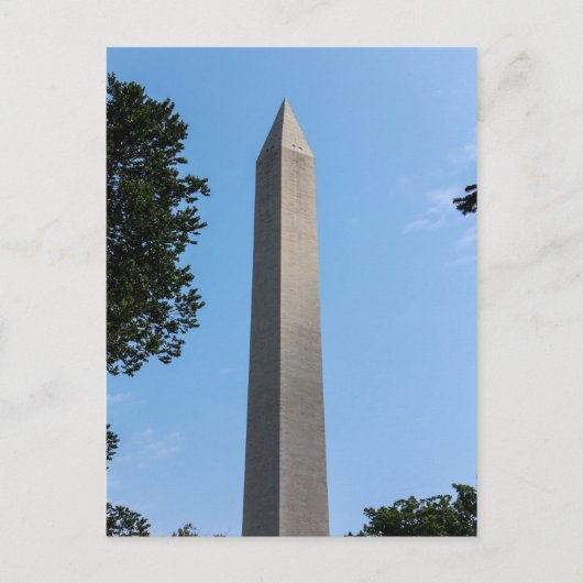 Carte postale Washington Monument (Devant)