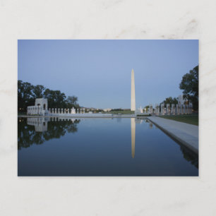 Carte Postale Washington Monument, Reflect Pool, Washington
