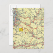 Carte Postale Washington, Oregon, Idaho (Devant / Derrière)