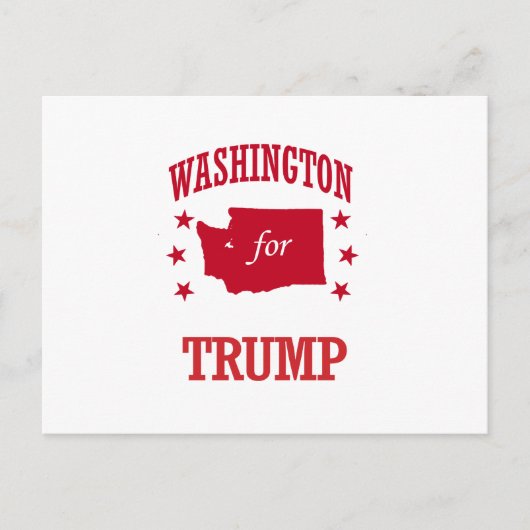 CARTE POSTALE WASHINGTON POUR DONALD TRUMP (Devant)