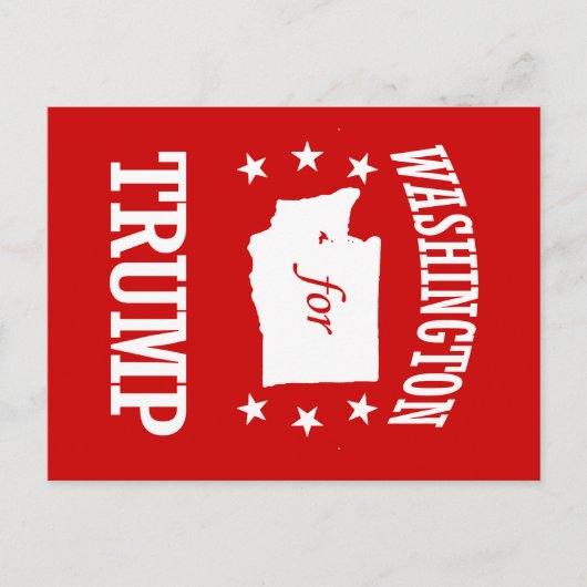 CARTE POSTALE WASHINGTON POUR TRUMP (Devant)