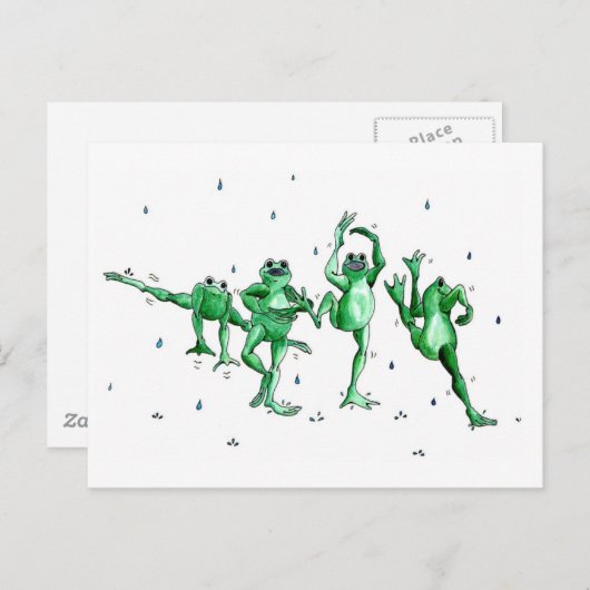 Carte Postale Washington Rain Dance (Devant / Derrière)