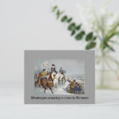 Carte Postale Washington se prépare à traverser le Delaware (Debout devant)