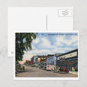 Carte Postale Washington St., Athènes, Géorgie Vintage (Devant / Derrière)