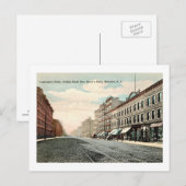 Carte Postale Washington St, Hoboken, New Jersey Vintage (Devant / Derrière)