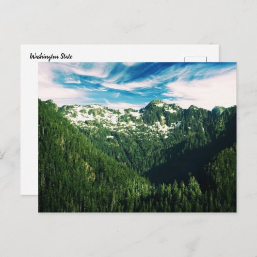 Carte postale Washington State (Devant / Derrière)