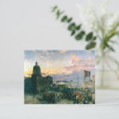 Carte Postale Washington Street Indianapolis Indiana Peinture (Debout devant)