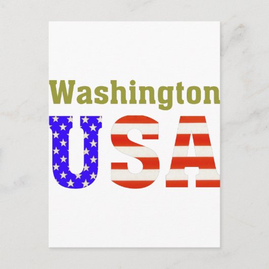 Carte Postale Washington USA ! (Devant)