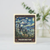 Carte Postale Washington | Vincent Van Gogh inspiré (Debout devant)
