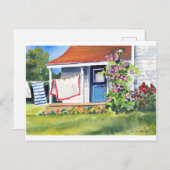 Carte Postale Washline du Porte Précédent (Devant / Derrière)