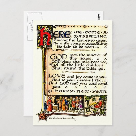 Carte Postale Wassail (Devant / Derrière)