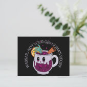 Carte Postale Wassail de Noël zombie (Debout devant)