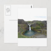 Carte Postale Wasserfall in See (Devant / Derrière)