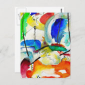 Carte Postale Wassily Kandinsky - Bataille maritime (Devant / Derrière)