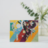 Carte Postale Wassily Kandinsky Composition 9 Peinture Abstraite (Debout devant)
