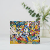 Carte Postale Wassily Kandinsky - Composition II Art abstrait (Debout devant)