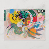 Carte Postale WASSILY KANDINSKY - Courbe dominante (Devant)