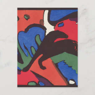 Carte Postale Wassily Kandinsky Franz Marc Blue Rider Peinture