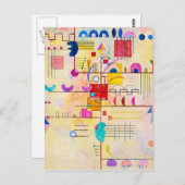 Carte Postale Wassily Kandinsky - Graceful Ascent (Devant / Derrière)