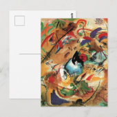 Carte Postale Wassily Kandinsky - Improvisation, Dreamy, (Devant / Derrière)