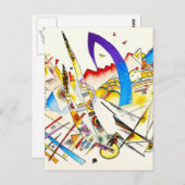 Carte Postale Wassily Kandinsky - Sans titre (Devant / Derrière)