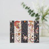 Carte Postale Wassily Kandinsky - Strié (Debout devant)