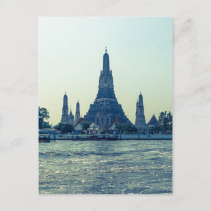 Carte Postale Wat Arun temple avec River Thailand Bangkok