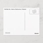 Carte Postale Wat Ban Rai, Korat, Thaïlande (Dos)