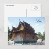 Carte Postale wat laos (Devant / Derrière)