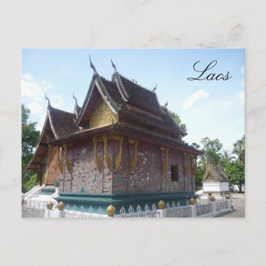 Carte Postale wat laos (Devant)