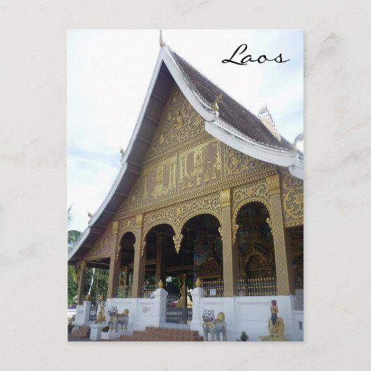 Carte Postale wat luang prabang (Devant)