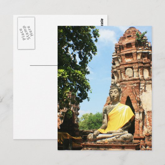 Carte postale Wat Mahathat (Devant / Derrière)