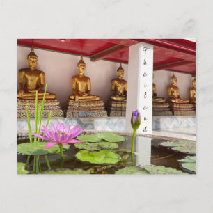 Carte Postale wat pho buddha lotus