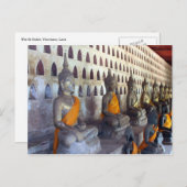 Carte Postale wat si buddhas (Devant / Derrière)