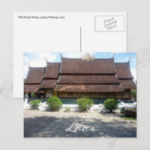 Carte Postale wat xieng thong (Devant / Derrière)