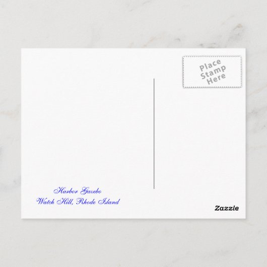 Carte Postale Watch Hill, Rhode Island - (Dos)