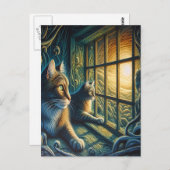 Carte Postale Watchers à balai (Devant / Derrière)