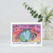 Carte Postale Water Girl Water Water You to (Debout devant)