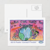 Carte Postale Water Girl Water Water You to (Devant / Derrière)