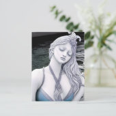Carte Postale Water Goddess AI Generated Art Postcard (Debout devant)